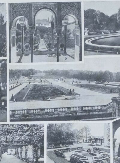 Arbres d’ornement et jardins du monde, planche 1930