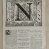 lettreN Lettre N, typographie de Maximilien Vox, planche originale 1932