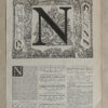 Lettre N, typographie de Maximilien Vox, planche originale 1932
