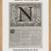 cadre-bois2-pp Lettre N, typographie de Maximilien Vox, planche originale 1932