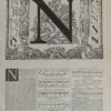 lettreN Lettre N, typographie de Maximilien Vox, planche originale 1932