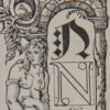 Lettre N, typographie de Maximilien Vox, planche originale 1932