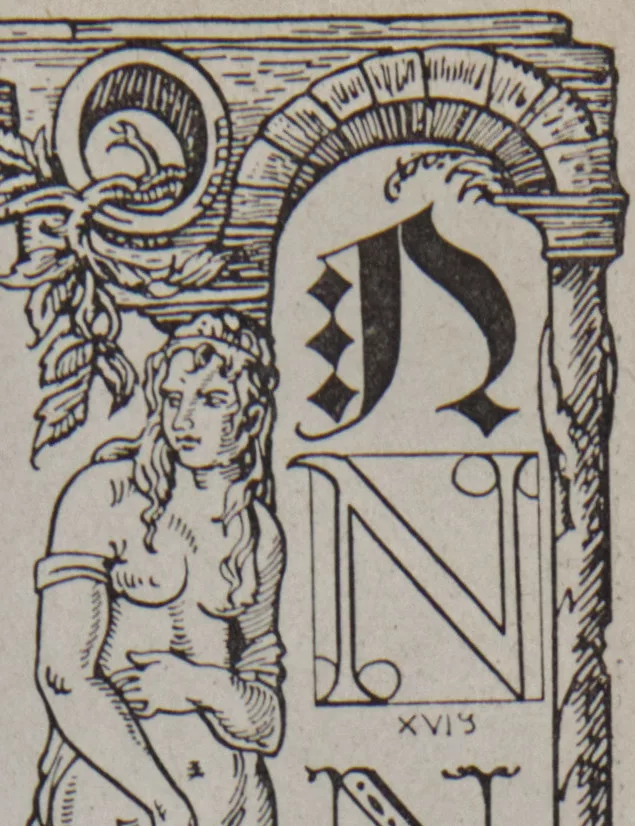 lettre N typographie Lettre N, typographie de Maximilien Vox, planche originale 1932