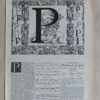 Lettre P, typographie de Maximilien Vox, planche originale 1932