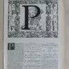 lettreP Lettre P, typographie de Maximilien Vox, planche originale 1932