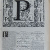 Lettre P, typographie de Maximilien Vox, planche originale 1932