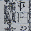 Lettre P, typographie de Maximilien Vox, planche originale 1932