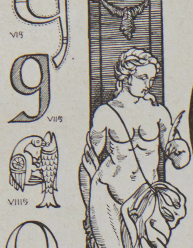 lettreQ Lettre Q, typographie de Maximilien Vox, planche originale 1932