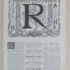 Lettre R, typographie de Maximilien Vox, planche originale 1932