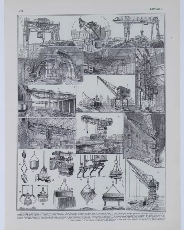 levage-a10-1 Levage et manutention, machines industrielles, planche 1930