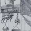 levage-a13 Levage et manutention, machines industrielles, planche 1930 – détail de la planche ancienne