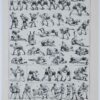 Lutte, 40 prises et mouvements, planche sportive 1930