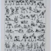 Lutte, 40 prises et mouvements, planche sportive 1930 – planche ancienne entière