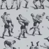 Lutte, 40 prises et mouvements, planche sportive 1930 – planche ancienne entière