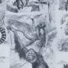 Mammifères exotiques et sauvages, planche zoologique 1930 – verso encadré en décoration murale