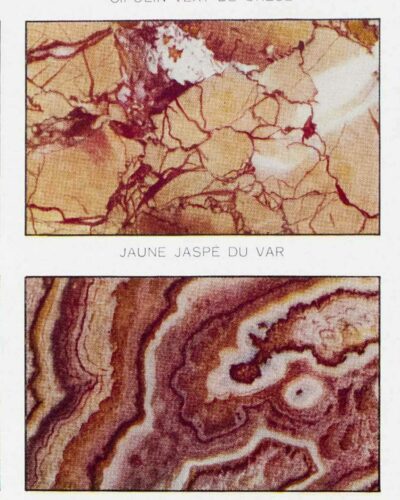 marbre-05-scaled-1 Marbres du monde, 18 variétés, planche géologique 1930