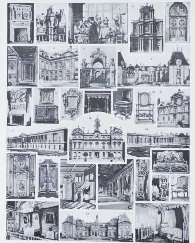 mobilier-style-a10-1-2 Styles Louis, mobilier et architecture française n°2, planche 1930