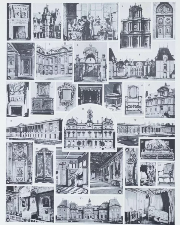 mobilier-style-a10 Styles Louis, mobilier et architecture française, planche 1930
