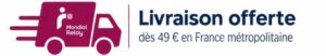 Livraison Mondial Relay en France métropolitaine offerte dès 49 € 