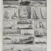 Navires, planche encyclopédique originale 1930