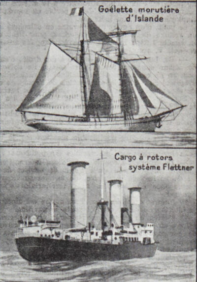 Navires, planche encyclopédique originale 1930