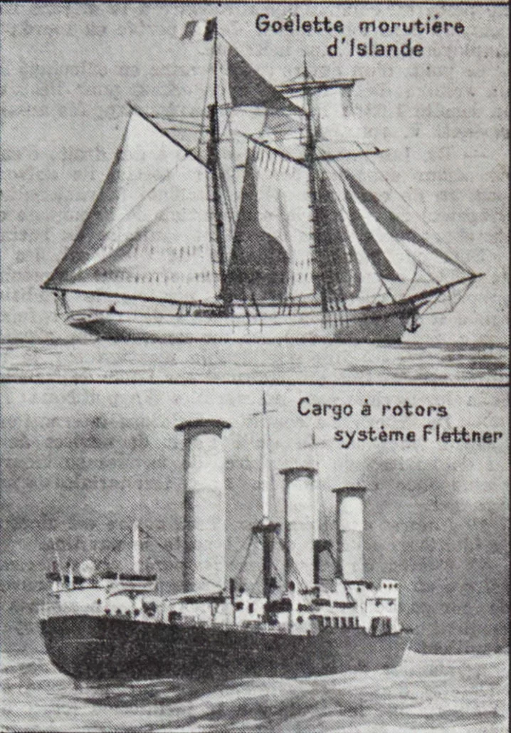 Navires, planche encyclopédique originale 1930