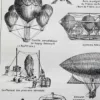 nli1-aerostation-a14.jpg Aérostation, ballons et dirigeables, planche originale 1897 – détail de la planche ancienne