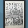 Afrique, carte, illustrations naturalistes, planche originale 1897