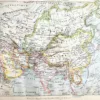 nli1-asie-carte-a10.jpg Asie, un continent de contrastes et de cultures (1897) – planche ancienne entière
