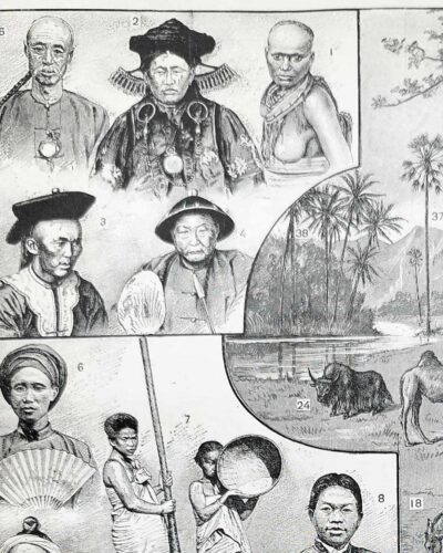 Asie, un continent de contrastes et de cultures (1897)