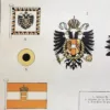 nli1-autriche-armee-drapeaux-a14.jpg Autriche-Hongrie, L’Empire multiculturel (1897) – détail de la planche ancienne