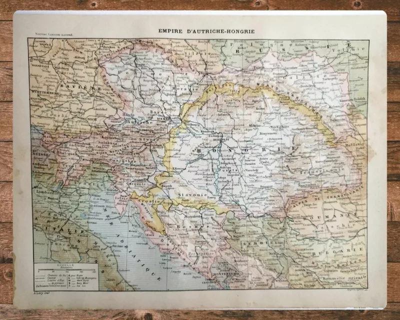 nli1-autriche-hongrie-carte-b11.jpg Autriche-Hongrie, L’Empire multiculturel (1897) – planche ancienne entière