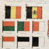 Belgique, Le cœur de l’Europe, planche originale de 1897 – détail de la planche ancienne