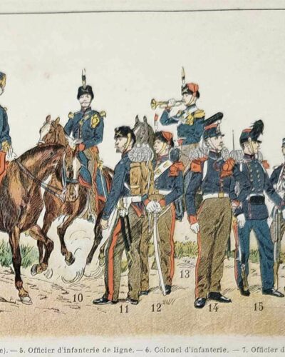 Belgique, Le cœur de l’Europe, planche originale de 1897