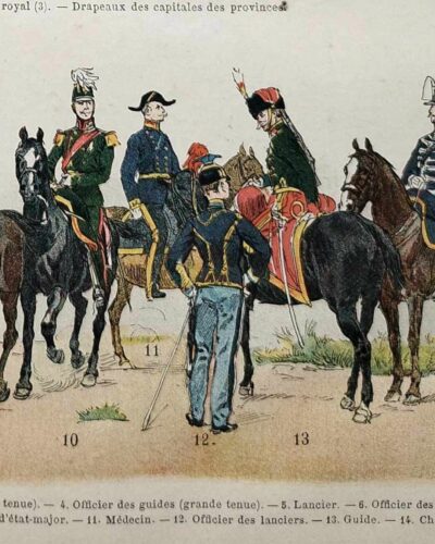 Belgique, Le cœur de l’Europe, planche originale de 1897