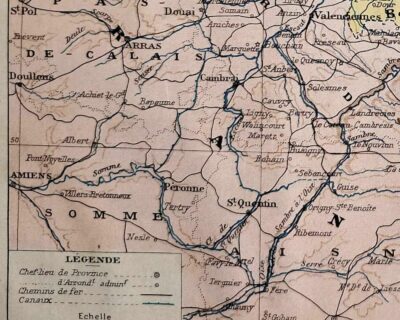 Belgique, Le cœur de l’Europe, planche originale de 1897