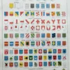 Blasons et héraldique, planche encyclopédique 1948 – planche ancienne entière