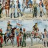 Cavalerie française, évolution historique, planche originale 1948