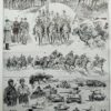 Cavalerie française, évolution historique, planche originale 1948