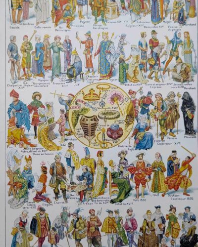 nlu1-costumes-gaulois-a10 Costumes traditionnels I, des Gaulois à 1610, planche 1948