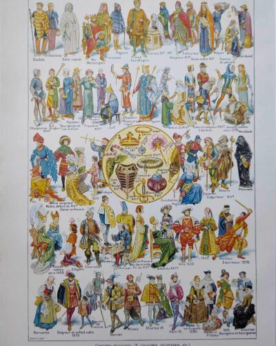 nlu1-costumes-gaulois-a11 Costumes traditionnels I, des Gaulois à 1610, planche 1948