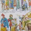 Costumes traditionnels I, des Gaulois à 1610, planche 1948 – détail de la planche ancienne