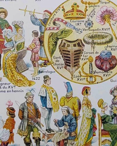 nlu1-costumes-gaulois-a14 Costumes traditionnels I, des Gaulois à 1610, planche 1948