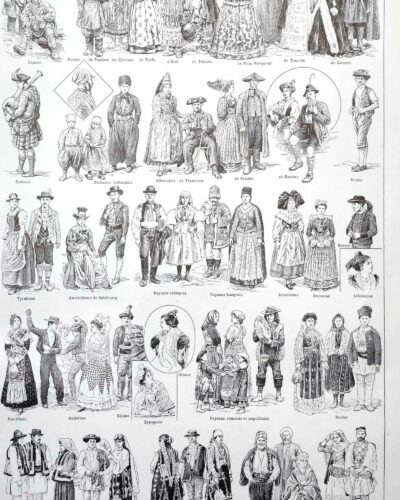nlu1-costumes-gaulois-a20 Costumes traditionnels I, des Gaulois à 1610, planche 1948