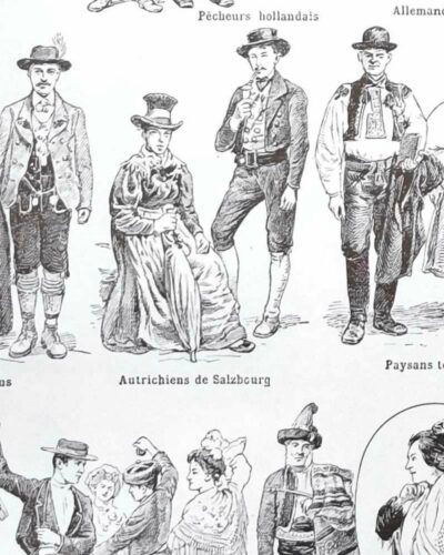 nlu1-costumes-gaulois-a22 Costumes traditionnels I, des Gaulois à 1610, planche 1948