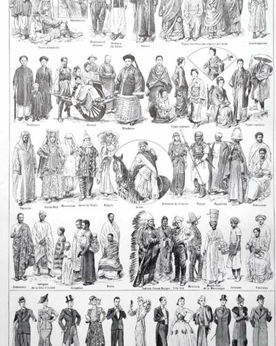Costumes traditionnels II, de 1630 à 1938, planche 1948