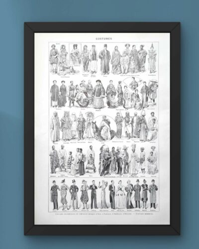 Costumes traditionnels II, de 1630 à 1938, planche 1948
