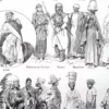 nlu1-costumes-gentilhomme-b22 Costumes traditionnels II, de 1630 à 1938, planche 1948 – verso encadré en décoration murale