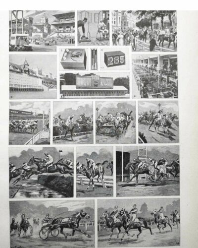 Courses hippiques et compétitions, planche 1948