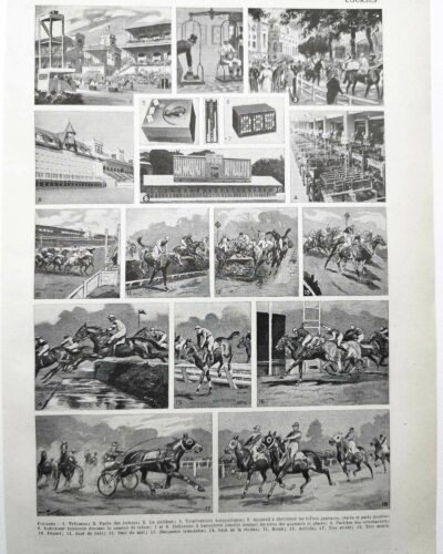 Courses hippiques et compétitions, planche 1948